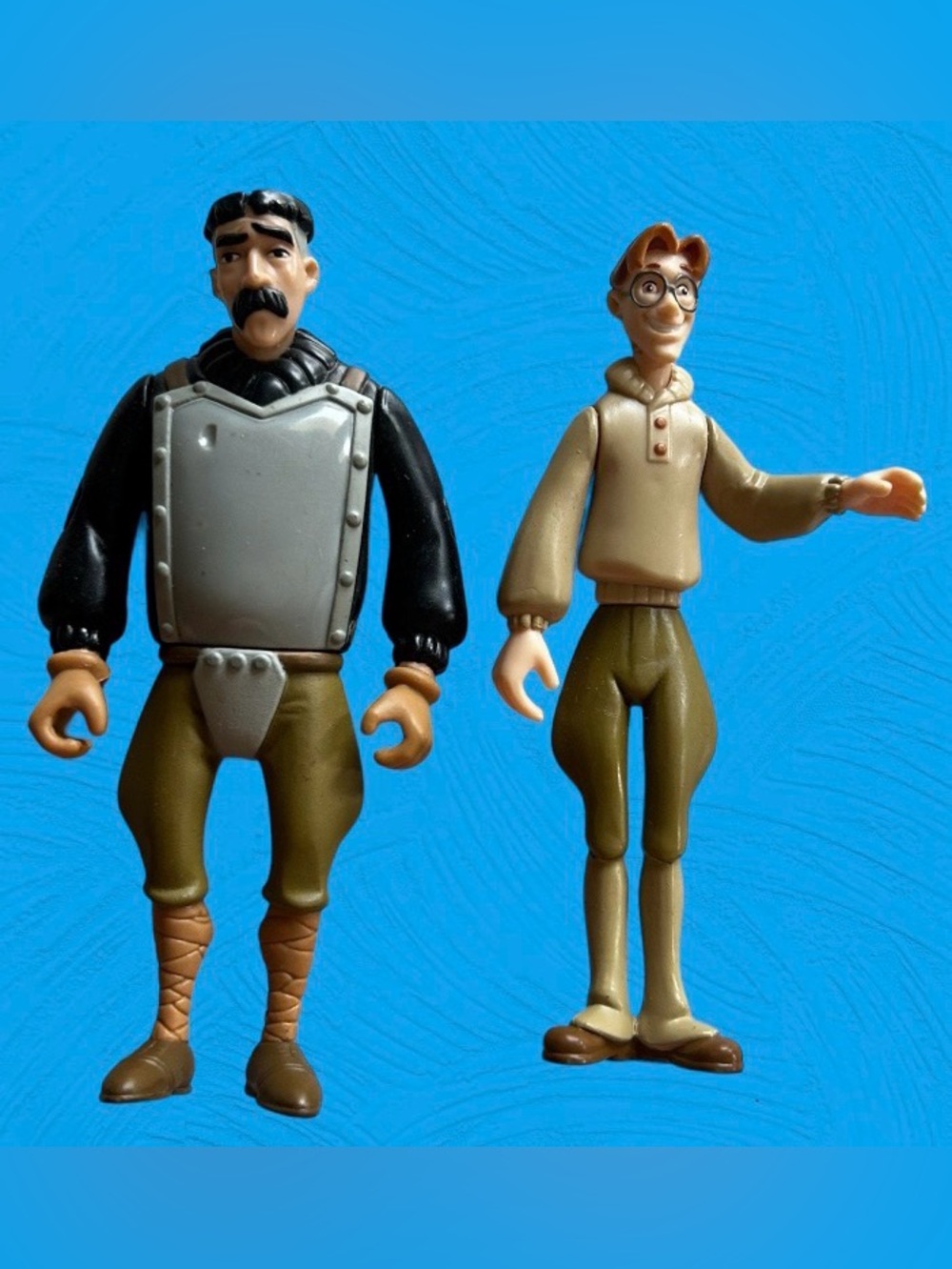 2001 Vinny Santorini & Milo 4.25" Action Figure Disney Store Atlantis